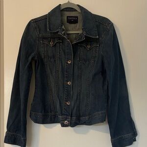 Nautica Women's Classic Jean Jacket - Dark Blue